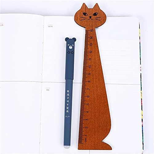 4 Pcs/set Kawaii Pig Bear Cat Mouse Erasable Gel Pen School Office Supplies Stationery Gift 0.35mm Blue Black Ink 4 Pcs/set(blue 4pcs)