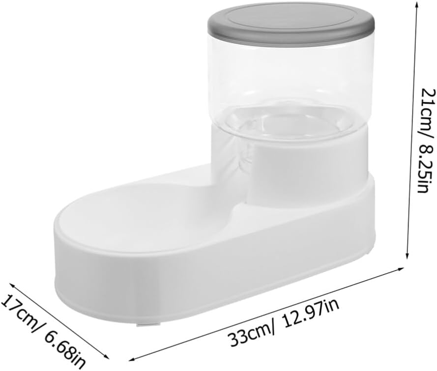 Milisten 2pcs Automatic Pet Feeder Water Dispenser Multi-Purpose Dog Cat Watering Device Capacity Easy to Fill Break-Resistant for Dogs and Cats