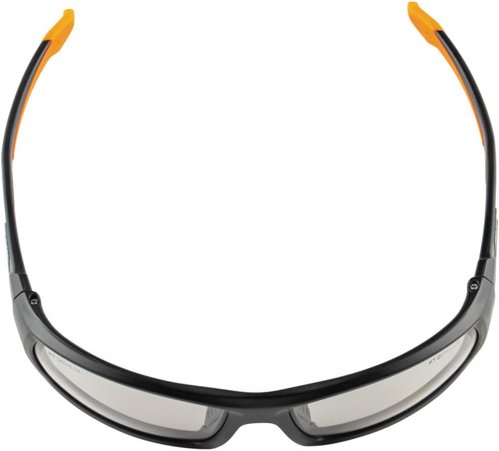 KLEIN TOOLS 60537 Safety Glasses, Professional PPE Protective Eyewear with Full Frame, Scratch Resistant and Anti-Fog, Indoor/Outdoor Lens