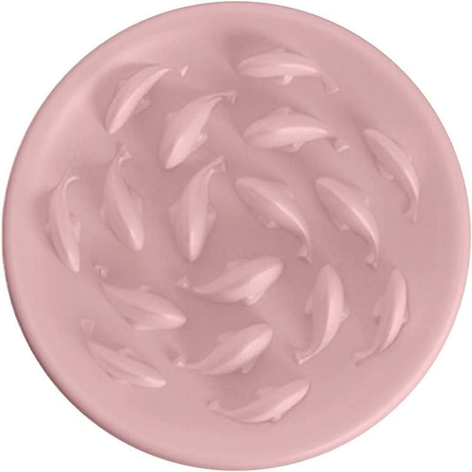 for Slow Eating Non Slip Dog Puzzle Bowl Feeder Dish Pet Bowls with Fish Pattern