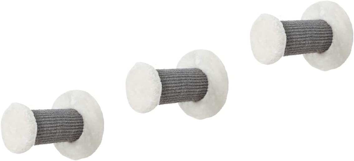 Trixie Wall Mount XXL Cat Climbing Steps, Cat Furniture, Scratching Post, 3pcs, Gray