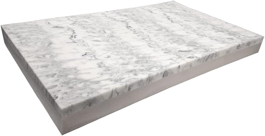 Dogbed4less XL Memory Foam Dog Bed for Medium Large to Large Pet with Waterproof Internal Cover, Microsuede Grey 45X27X3 Inches
