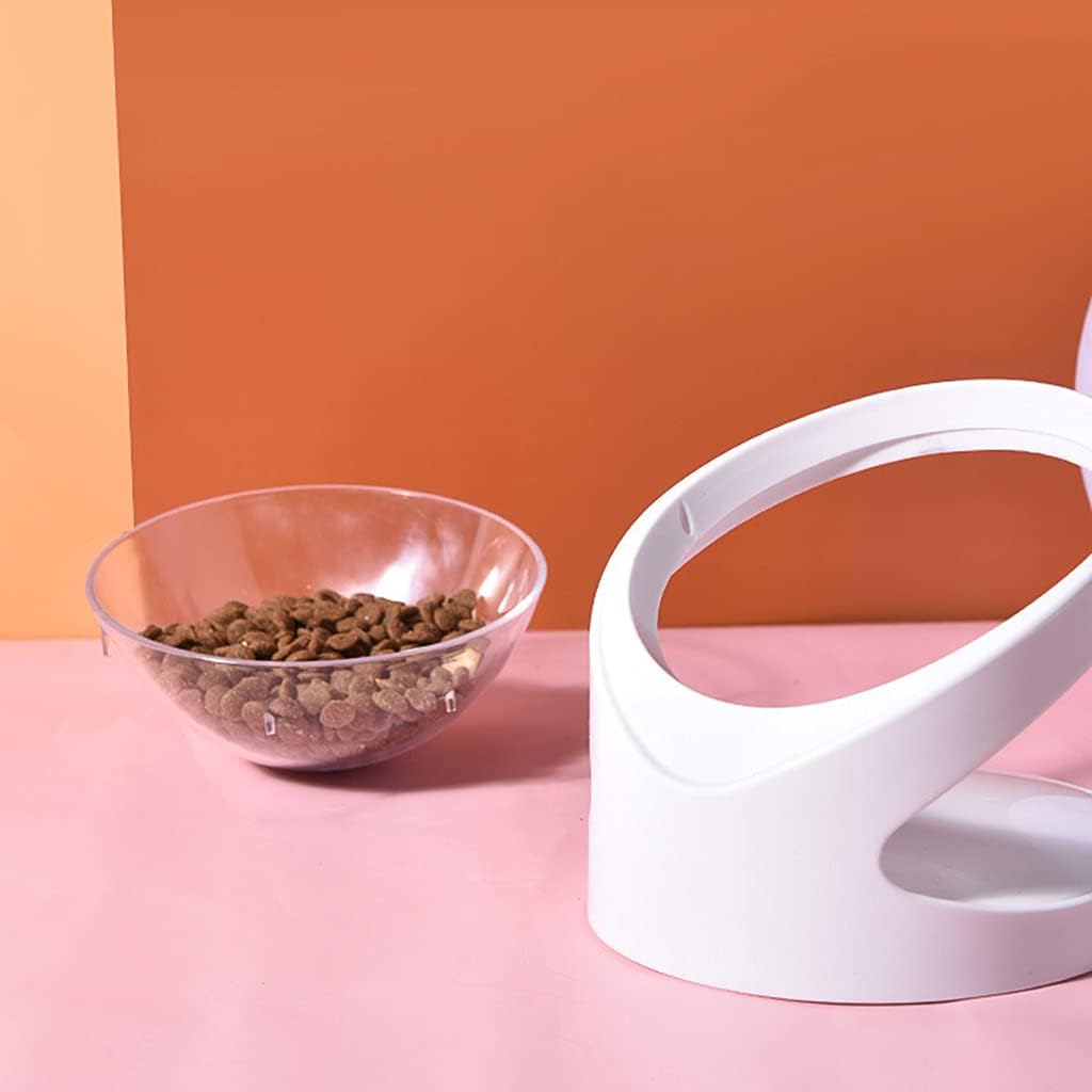 Elevated for Bowls Small Dog 18° Tilted Raised Food Feeding Dish Solid Stand Feeder Set for Cats and Puppy Elevated Pet Feeding Station