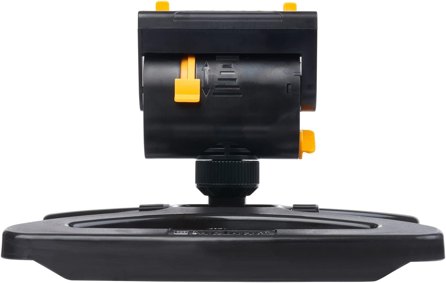 Melnor 65131AMZ MiniMax Turbo Oscillator Sprinkler, 4000 sq. ft., 4-Way Adjustable, Quick Connect Bundle, Black, Yellow