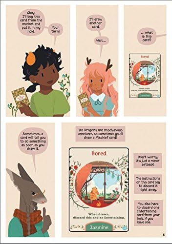 Renegade Game Studios The Tea Dragon Society Card Game 2-4 Players, Ages 10 up Deck Building
