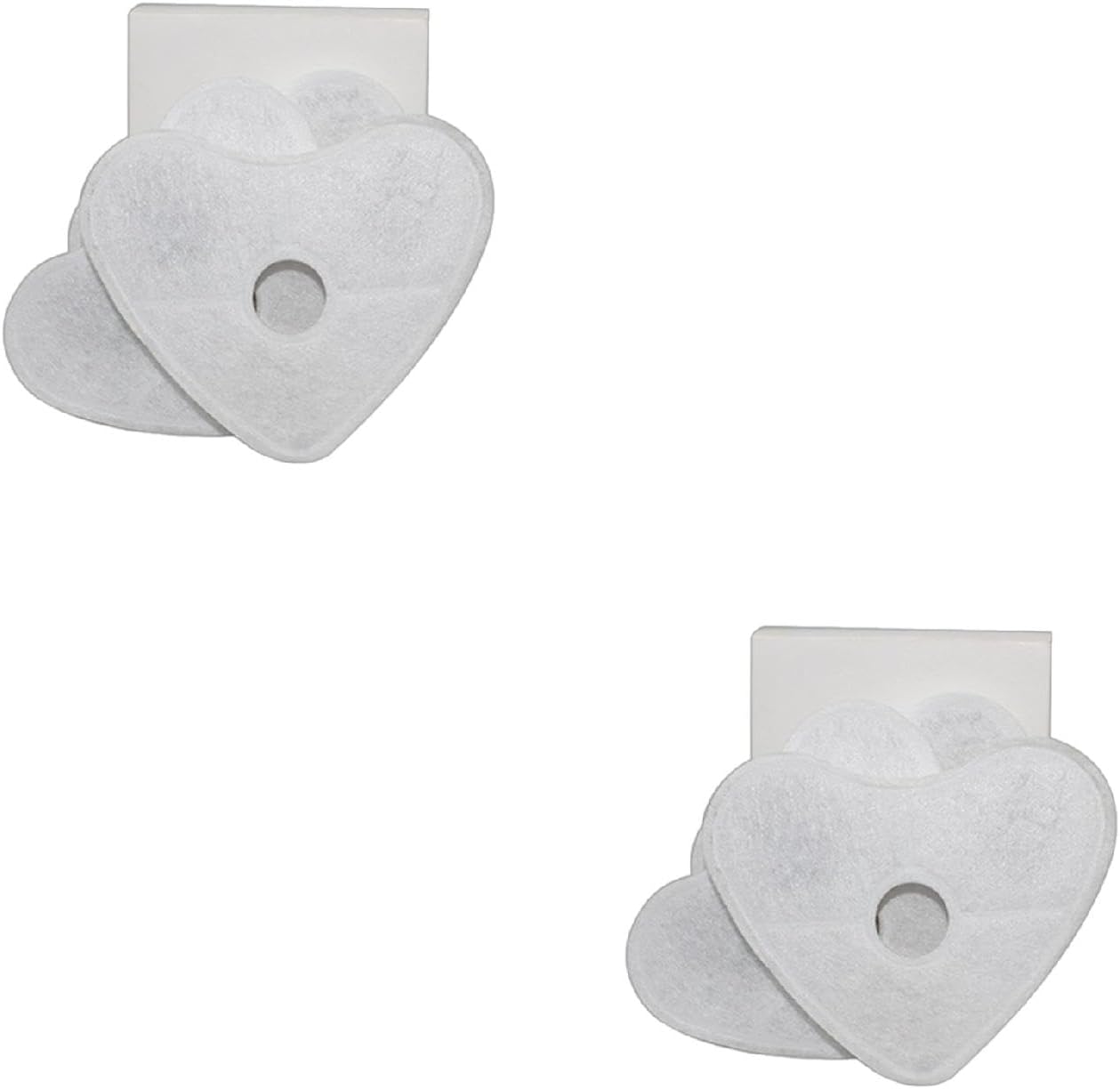 Heart Shape Pet Drinking Fountain 4 Pcs Dog Drinking Keep Water for Filt Pet Water Fountain Filter Replacement