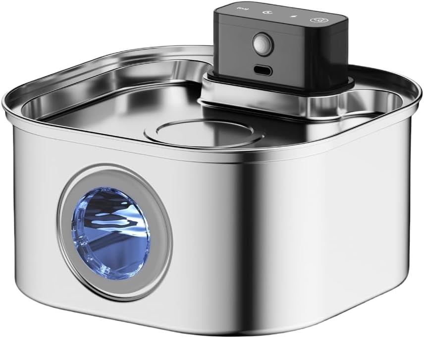 Battery Operated Pet Water Fountains Large Capacity Cats Water Dispenser for Dog,Cats, Multiple Pet