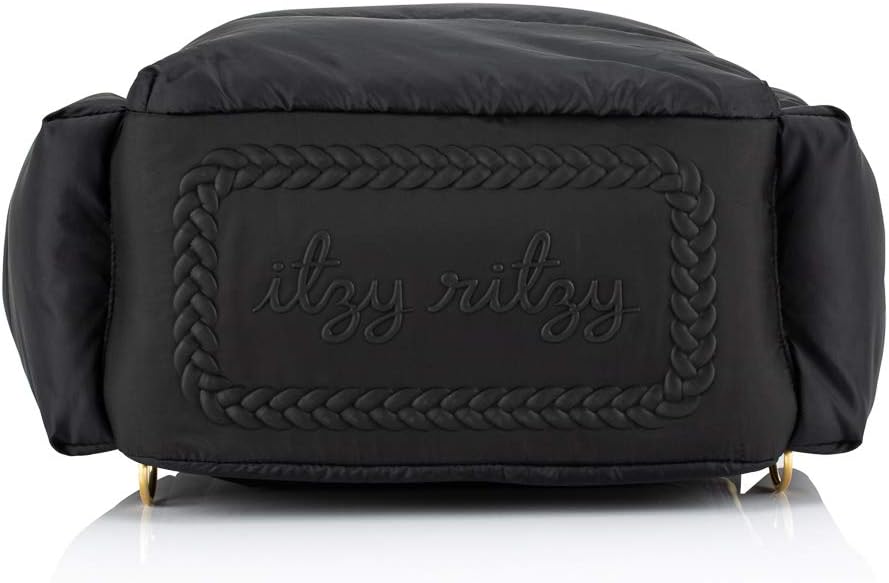 Itzy Ritzy Dream Convertible Diaper Bag Tote Backpack - Baby Diaper Bag with 14 Pockets, Changing Pad & More (Midnight Black)