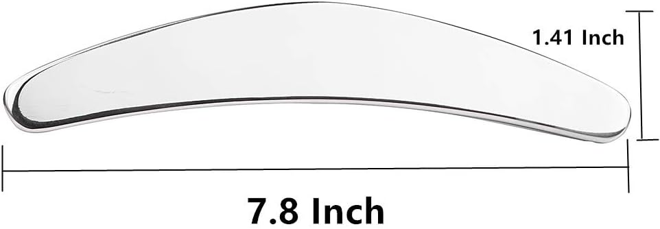 Medical Grade Stainless Steel Gua Sha Guasha Massage Soft Tissue Therapy Used for Back, Legs, Arms,Neck,Shoulder (A)