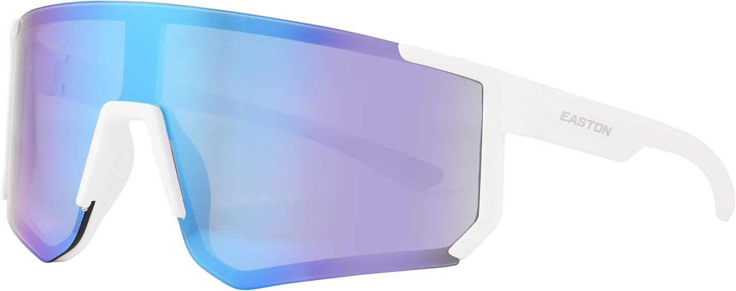 Easton Hype Shield Sports Sunglasses, White, 128 mm