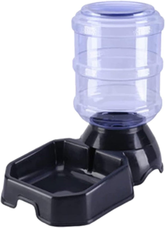 Dispenser Practical 3.8L Unplugged Automatic Pet Feeder Large Capacity Water Food Holder Dog Drinking Bowl Pet Gravity Water and Food Dispenser Supply Accessories cat Fountain (Water dispensers)