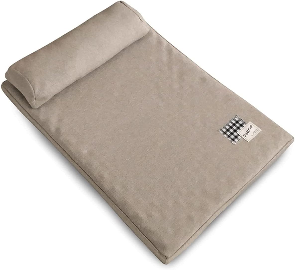 Pet Bed Dog Bed Pet Orthopedic Plush Living Room Couch Pet Bed W/Removable Cover for Dogs Dog Beds Colour: Gray (Size : S(705012))