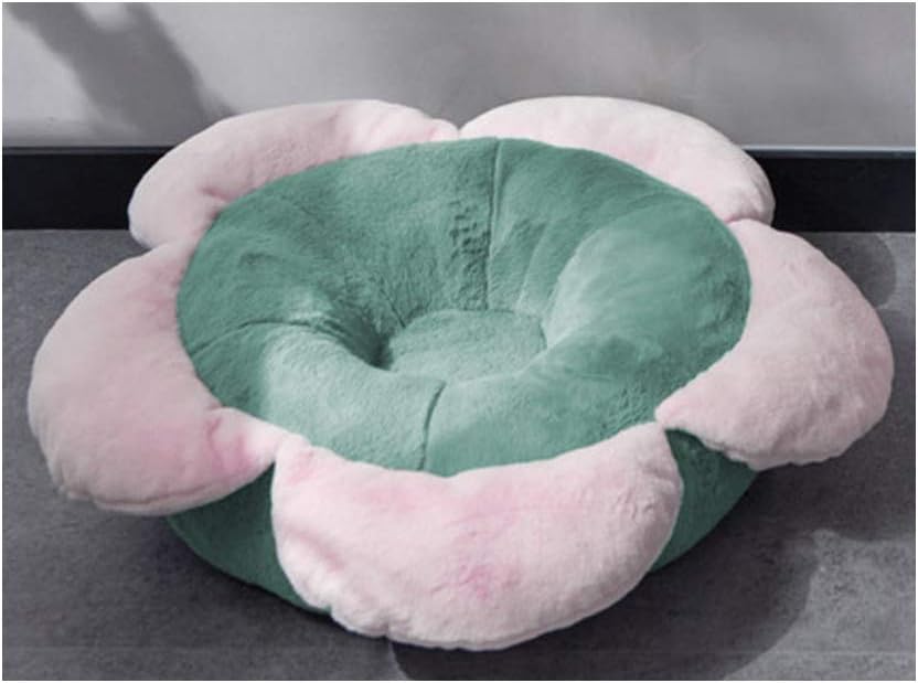 Pet Bed Doghouse Four Seasons Universal Removable and Washable Cathouse Warm Small Dog Cat Dog Mat Pet Products Cozy Soft (Color : Green)