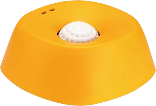 Dog Licking Toy, Slow Feeder Dog Bowls for Medium Large Breeds, Anti-Slip Dog Lick Bowl for 3/4 Cup Yogurt, Bone Broth, and Other Liquid Treat, Licking Bowl for Dietary Supplement (Yellow)