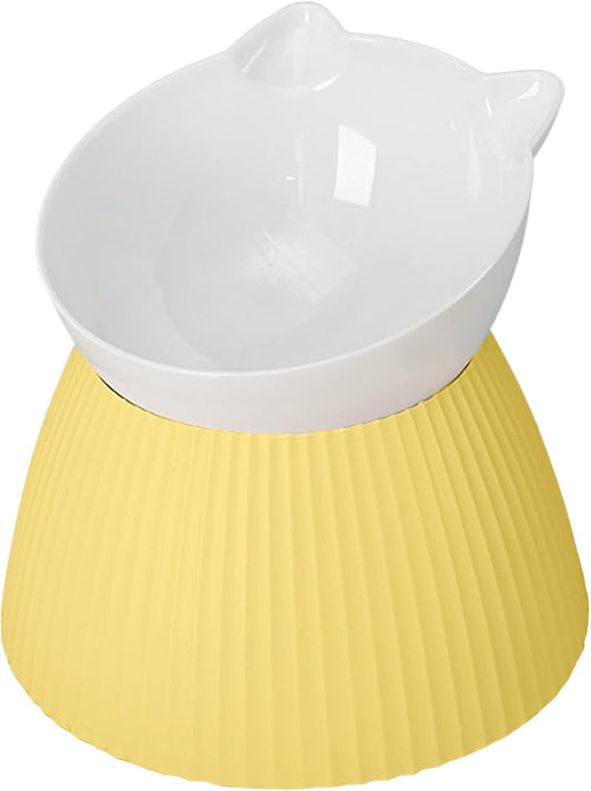Elevated Pet Bowls for Cats Food Water Bowl for Cat Bowl Pet Feeding for Cat Dogs Feeder Neck Guard Stand