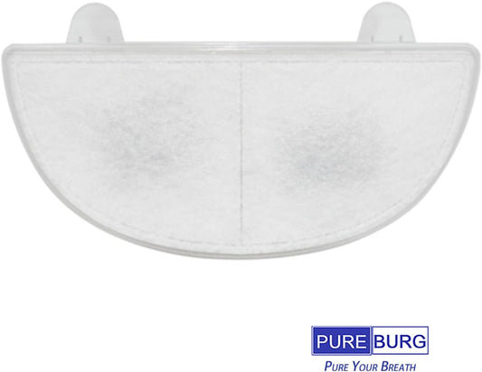 PUREBURG Replacement Filter Kit Compatible with Homerunpet WF20/CF20 Wireless Pumps Cat/Dog Water Fountain,Pet Fountain Filters x 9 + Water Pump Filter x 9