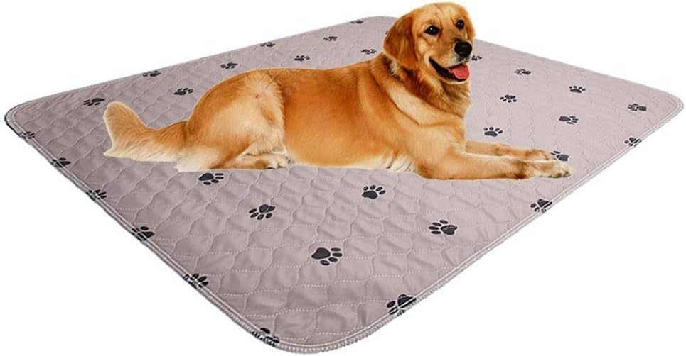 Reusable Waterproof Dog Pee Pad Large Washable Puppy Training Mat, Fast Absorbing & Leakproof Whelping Pad