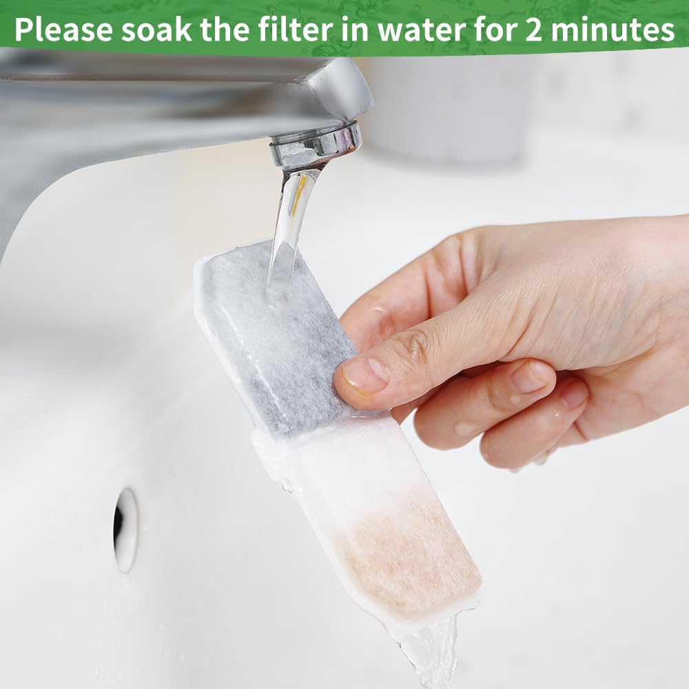 4 Pack Cat Water Fountain Filters,Pet Water's Fountain Filter Replacement Competible with Charcoal Waters Fountains Filter Compatible with Cats Water's Dispenser (4 Filters)