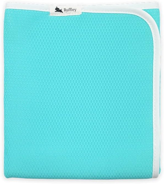 Eco Pad: Washable & Reusable Dog Pee Pad - Zero Trash, Superior Absorbency, Odor Control, Non-Slip, Perfect Waterproofing - Eco-Friendly Solution Mint (M, 1)