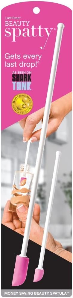 Spatty Daddy Beauty Spatula Set (6 and 12 Inch Pink) Mini Makeup Tool, Makeup Beauty Set, Stocking Stuffers, Teenage Girls Gifts, Best Stocking Stuffers for Moms, Gifts for Women Who Have Everything