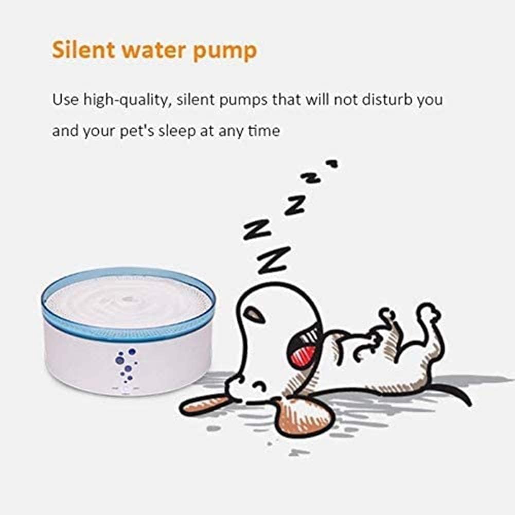 Cat Water Fountain Pet Fountain Automatic Drinking Water Dispenser for Cats Dogs Other Pets Flowing Water Easy to Clean