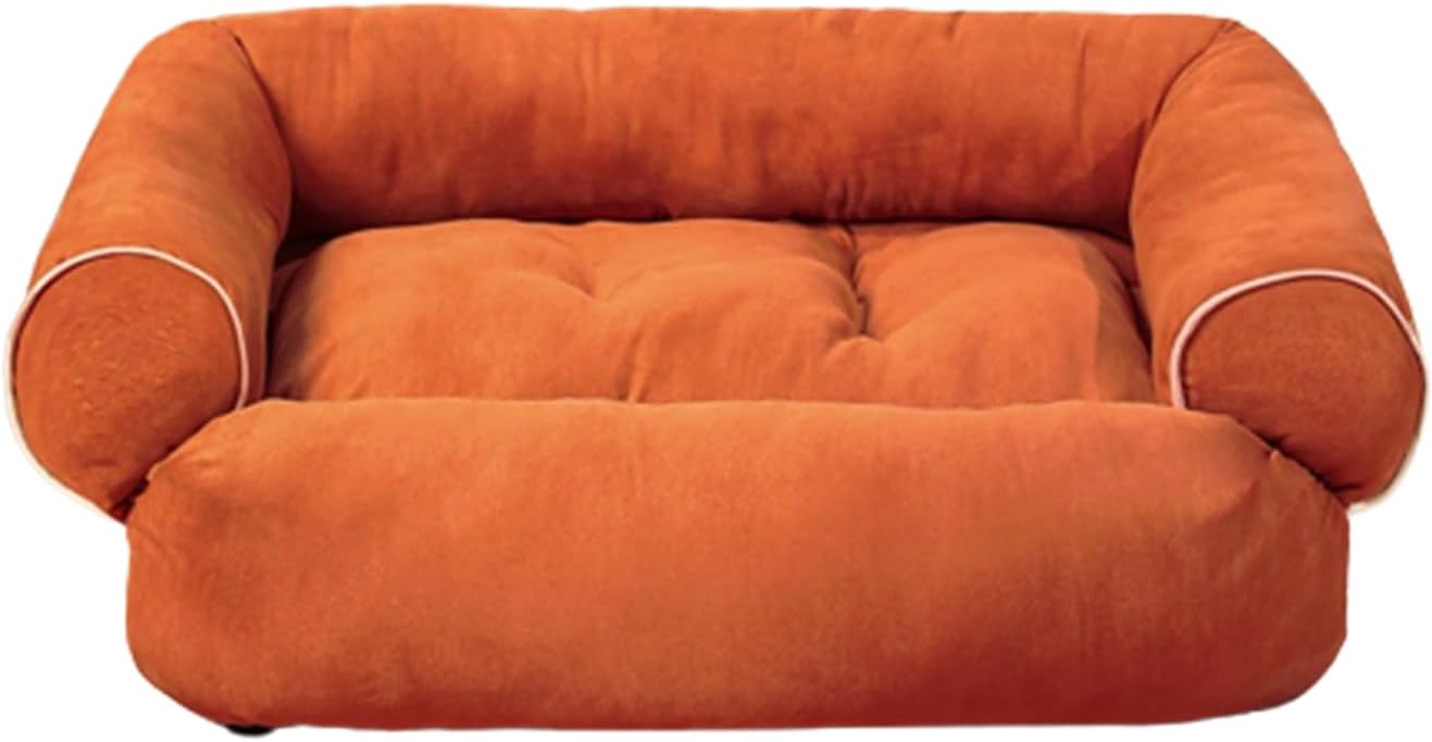 Pet Bed with Detachable Cushion Soft and Beautiful Non-Slip Dog Basket Dog Sofa Detachable Cushion Nest Pet Furniture