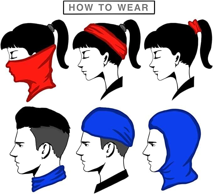 10/20/30/50/100/150 Pack Face Mask Neck Gaiters Scarf Reusable Protection Fashion Unisex Washable Reusable