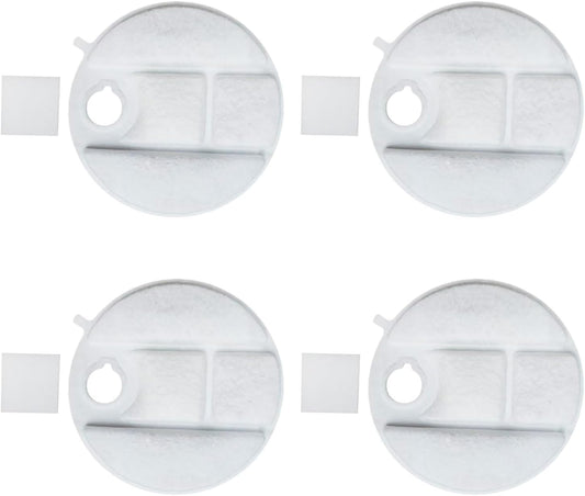 4 Pack Replacement for Pet Fountain Unique Round Double Filtration Double Filtration Replacement Automatic Pet Fountain