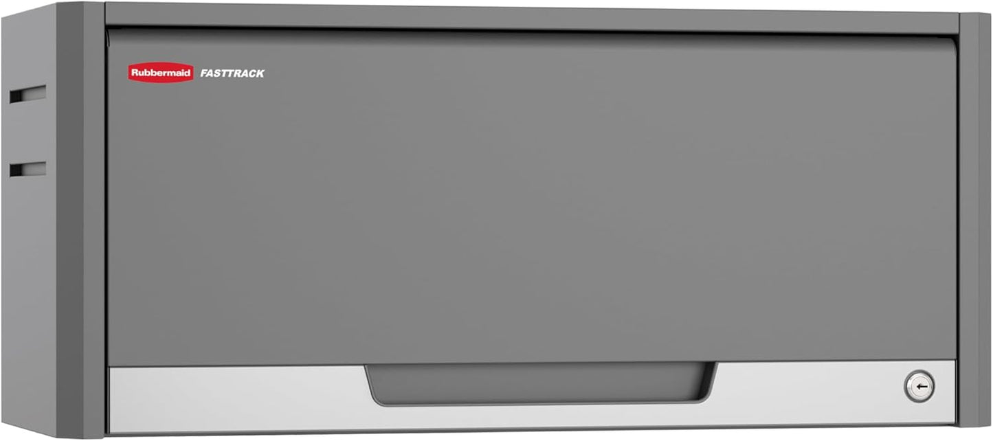 Rubbermaid FastTrack Overhead Wall Cabinet, Storage Cabinet, Garage Storage Systems, Garage Organization