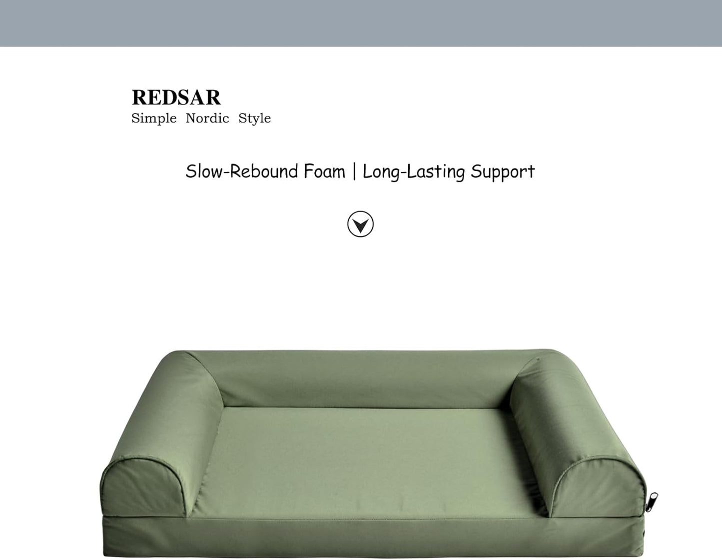 Dog Bed for Small Dogs, Waterproof & Scratch-Resistant Puppy Sofa Bed with Removable Cover High-Density Foam Orthopedic Pet Bed for Chihuahuas, Poodles, Bichons, and Cats (Green)