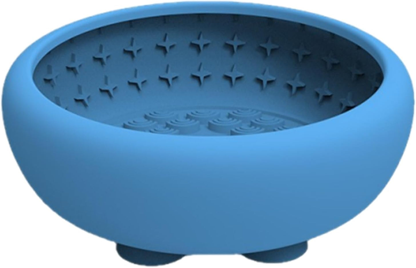 Slow Feeder Bowl - Silicone Cat Dishes, Non-Slip Pet with Strong Suction, Dog Puzzle with Interactive Feeding, Puppy Medium Pet, Drinking Eating for Water Home Camping Outdoor