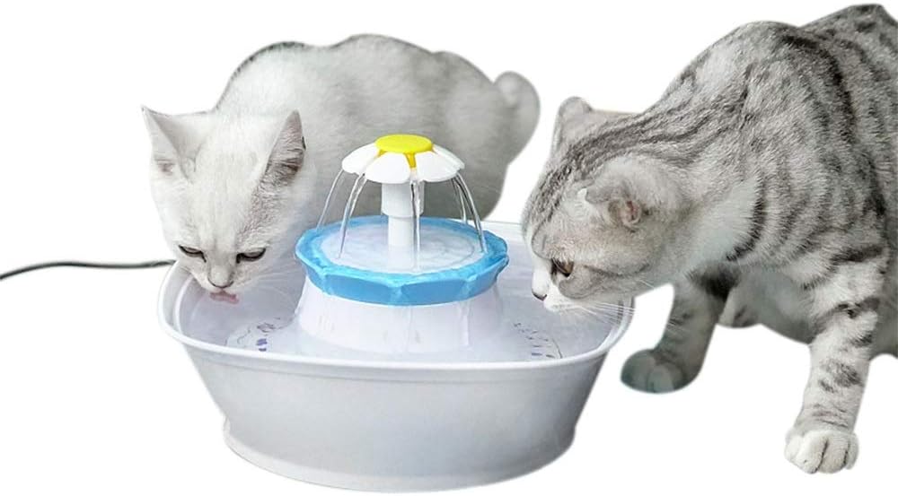 Pet Water Fountain Cats Dog Electric Pet Drinking Fountain Bowl Drinking Water Dispenser Bowl