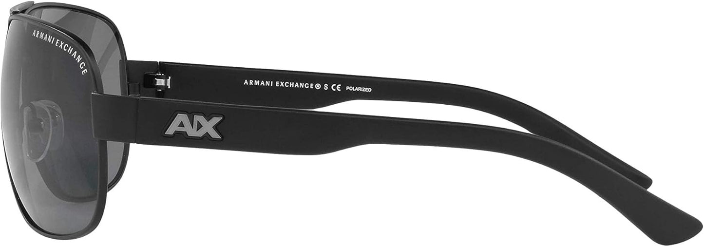 Armani Exchange Mens AX2012S Rectangular Sunglasses