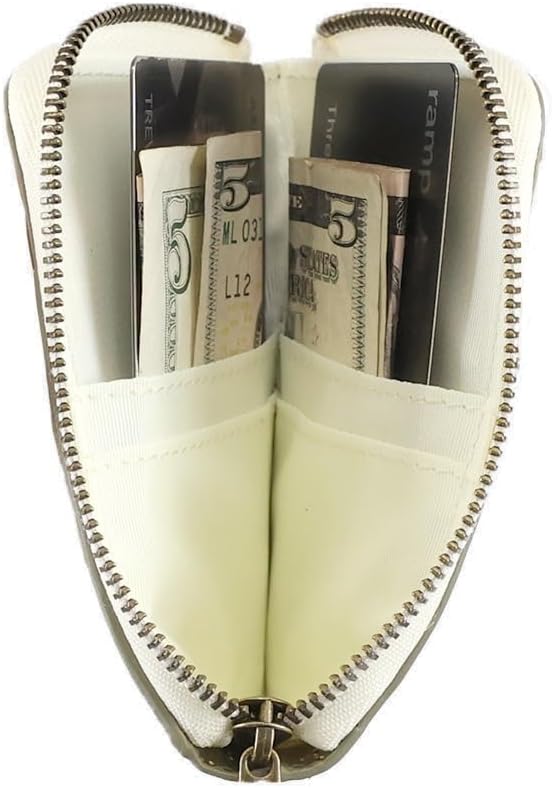 Thread Wallets RFID Blocking Leather Zip Wallet with Card Holder for Men and Women (Scout)