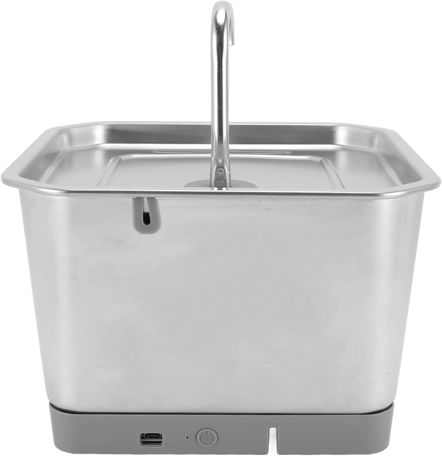 Stainless Steel Smart Cat Water Fountain Activated Carbon Filtered Quiet Pet Drink Dispenser 3.5L Capacity for Cats