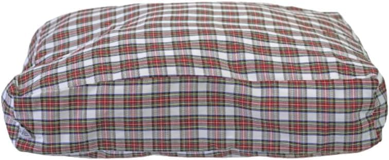 Midlee Christmas Plaid Dog Bed Cover (Large)