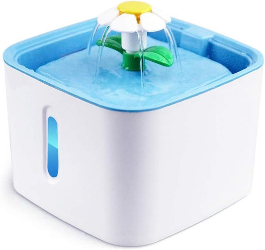 2.5L Automatic Pet Feeder for Cats and Dogs Pig Water Dispenser Electric Water Bowl Dog Water Fountain with LED (Size : Only Filter) (USB)