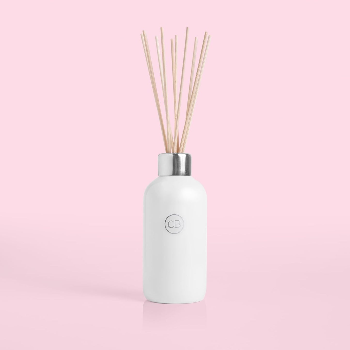 Capri Blue Volcano Reed Diffuser Set - Includes Reed Diffuser Sticks, Fragrance Oil, and Glass Bottle - Luxury Scented Room Freshener - White (8 fl oz)