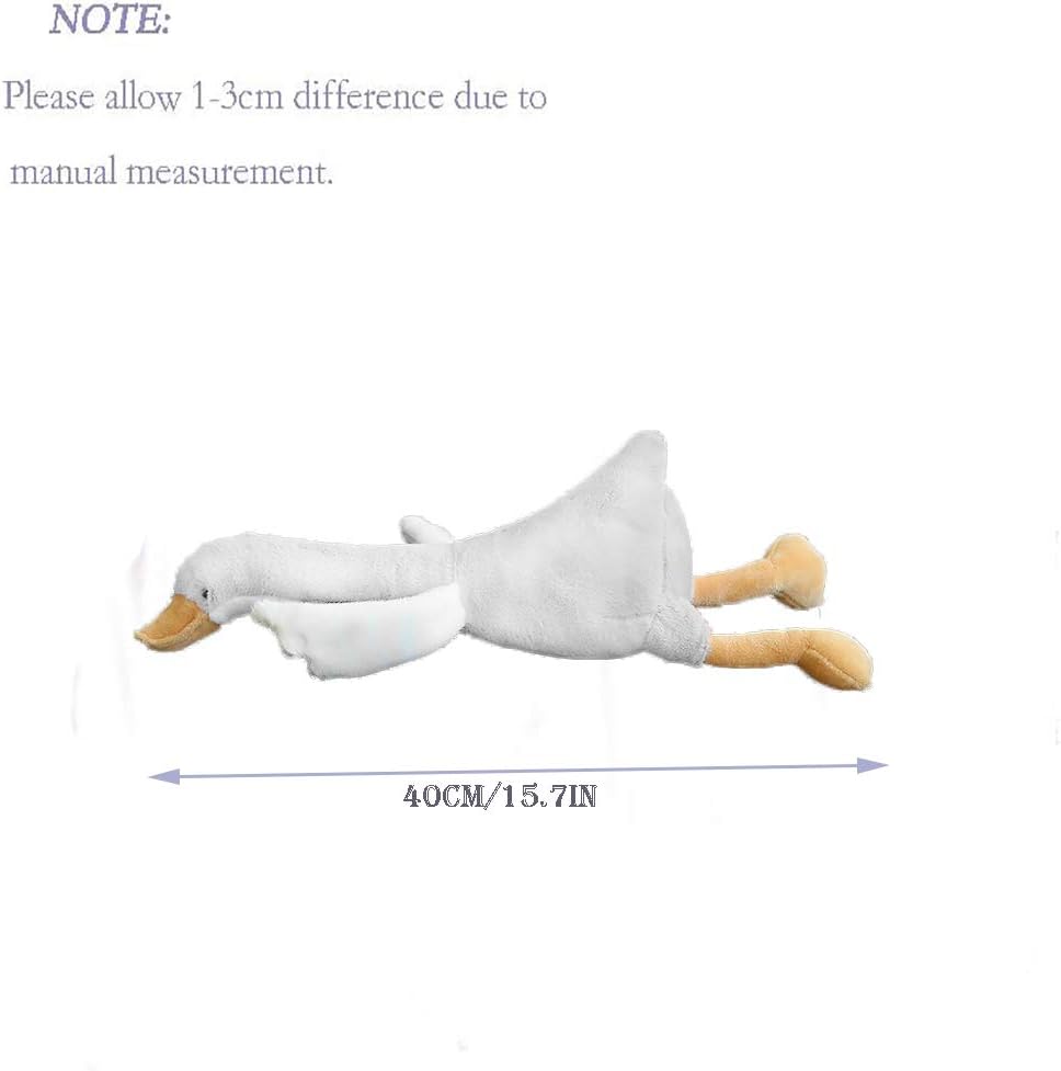 CHELEI2019 15.7" Swan Stuffed Animal,Goose Plush White Stuffed Animal Toy Gifts for Kids