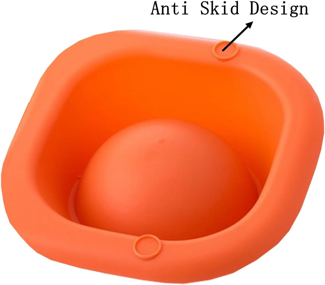 No Spill Cat Bowl Ant Proof Cat Dish for Kitten Pet Dog Small Animals Blue S