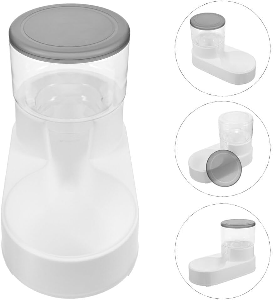 Milisten 2pcs Automatic Pet Feeder Water Dispenser Multi-Purpose Dog Cat Watering Device Capacity Easy to Fill Break-Resistant for Dogs and Cats