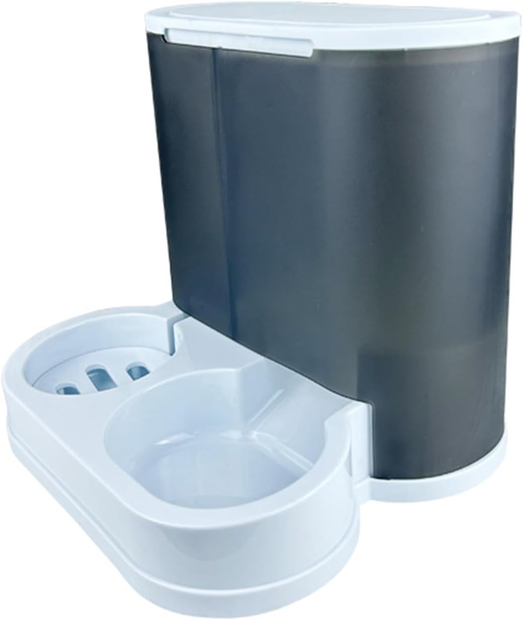 Dog Feeding Double Bowl Automatic Cats Food Container Water Dispenser for Cats Dog Food Feeding Bowl Pet Watering Supply Large Capacity Pet Feeders