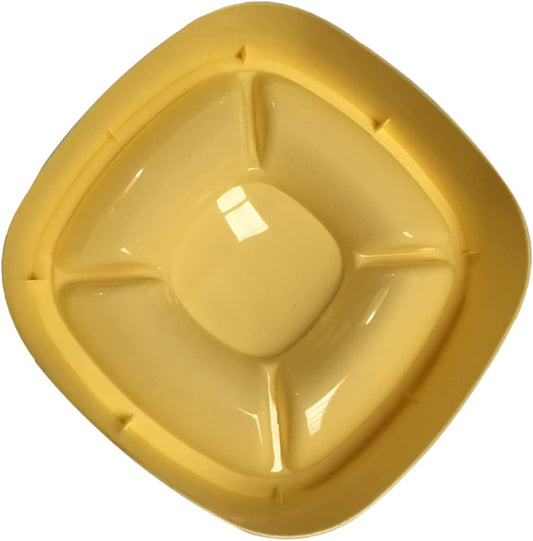 Milisten Divided Pet Bowl for Cats and Small Dogs Non Slip Slow Feeder with Large Capacity Smooth Safe Design for Food and Water Easy to Clean Multifunctional Feeder for Puppies and Kittens