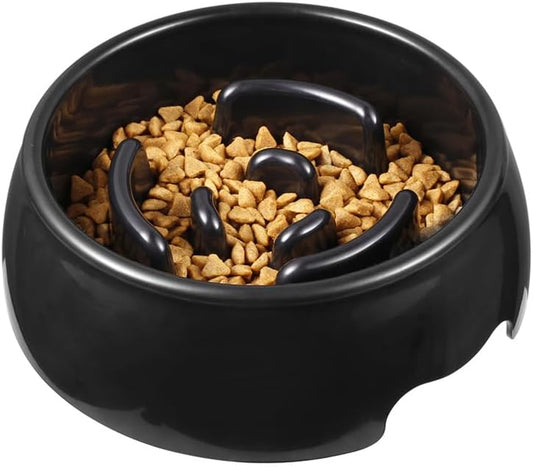 Slow Feeder Dog Bowls Stop Bloat Bowl Anti-Choking Round Small Size