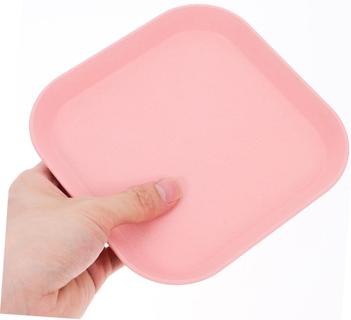PRETYZOOM 8pcs Shallow Square Cat Food Bowls Kitten Wet Food Plates Small Indoor Pet Feeding Dishes Assorted Colors