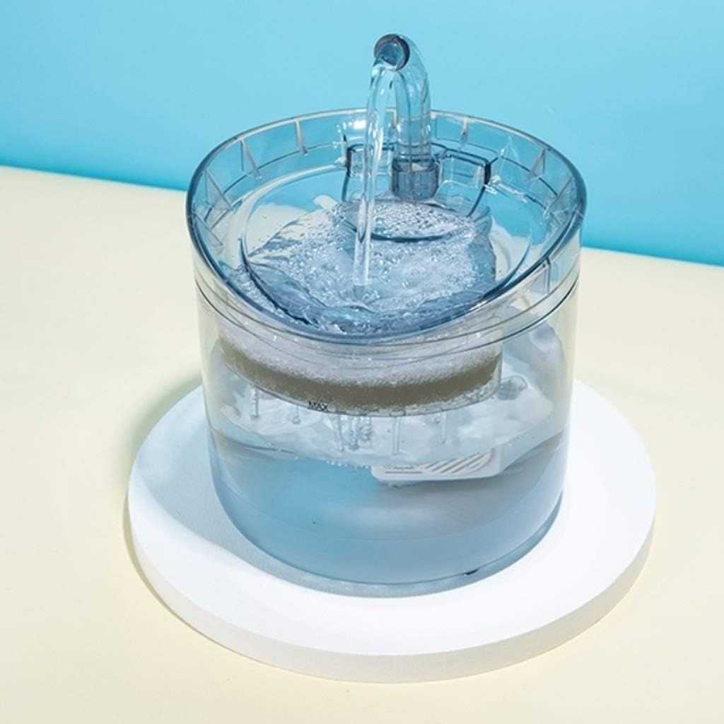 Smart Pet Transparent Drinking Fountain, Automatic Circulating Water Basin, Silent Design