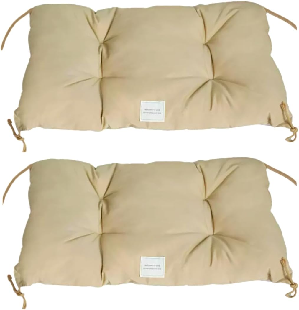 SHENGOCASE 2-Pack 8.7" x 15.7" Soft Cat Kneading Pillow Cushion Bed with Ties for Cat Dog House Perch Shelf, Pad Padding for Cage Kennel Backpack Carrier