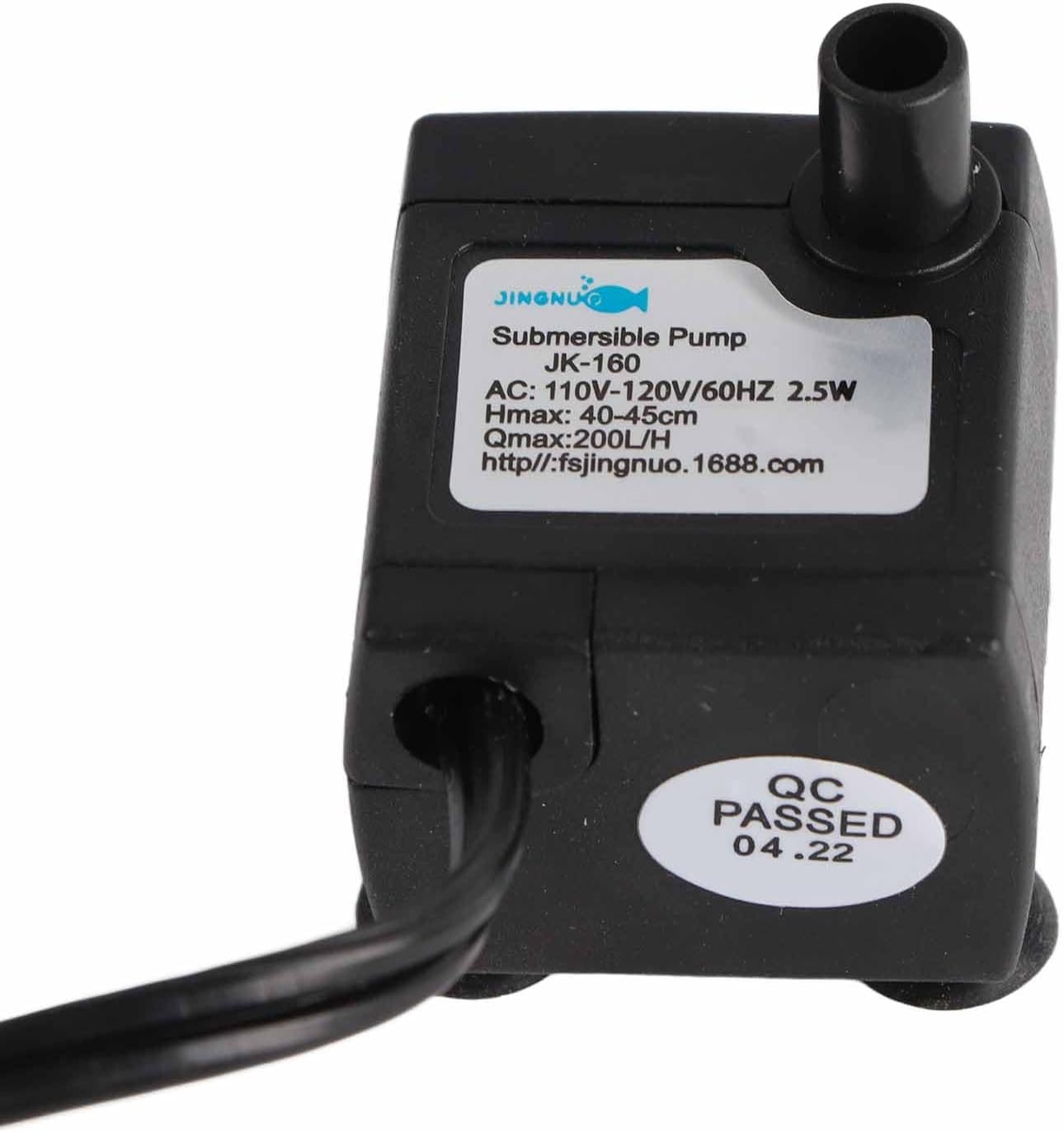 Pet Fountain Pump Replacement -Knob Design, Compatible with Many Types for Freshwater and Saltwater, Cat Water Dispenser Pump