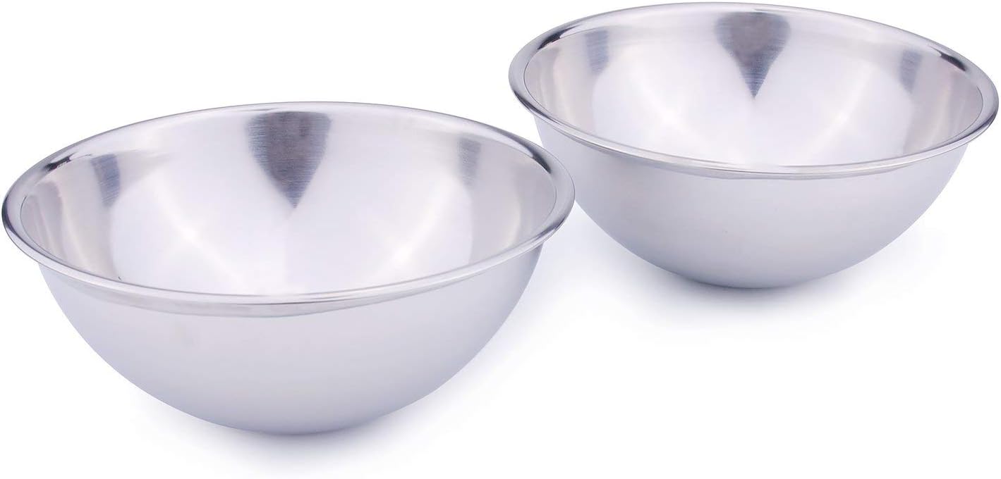 Super Design 2PCS Replacement Stainless Steel Bowls, Match Inner Bowls for Mess Free Slanted Dog Cat Bowl, Tilted Angle Bulldog Bowl Pet Feeder, Easier to Reach Food S