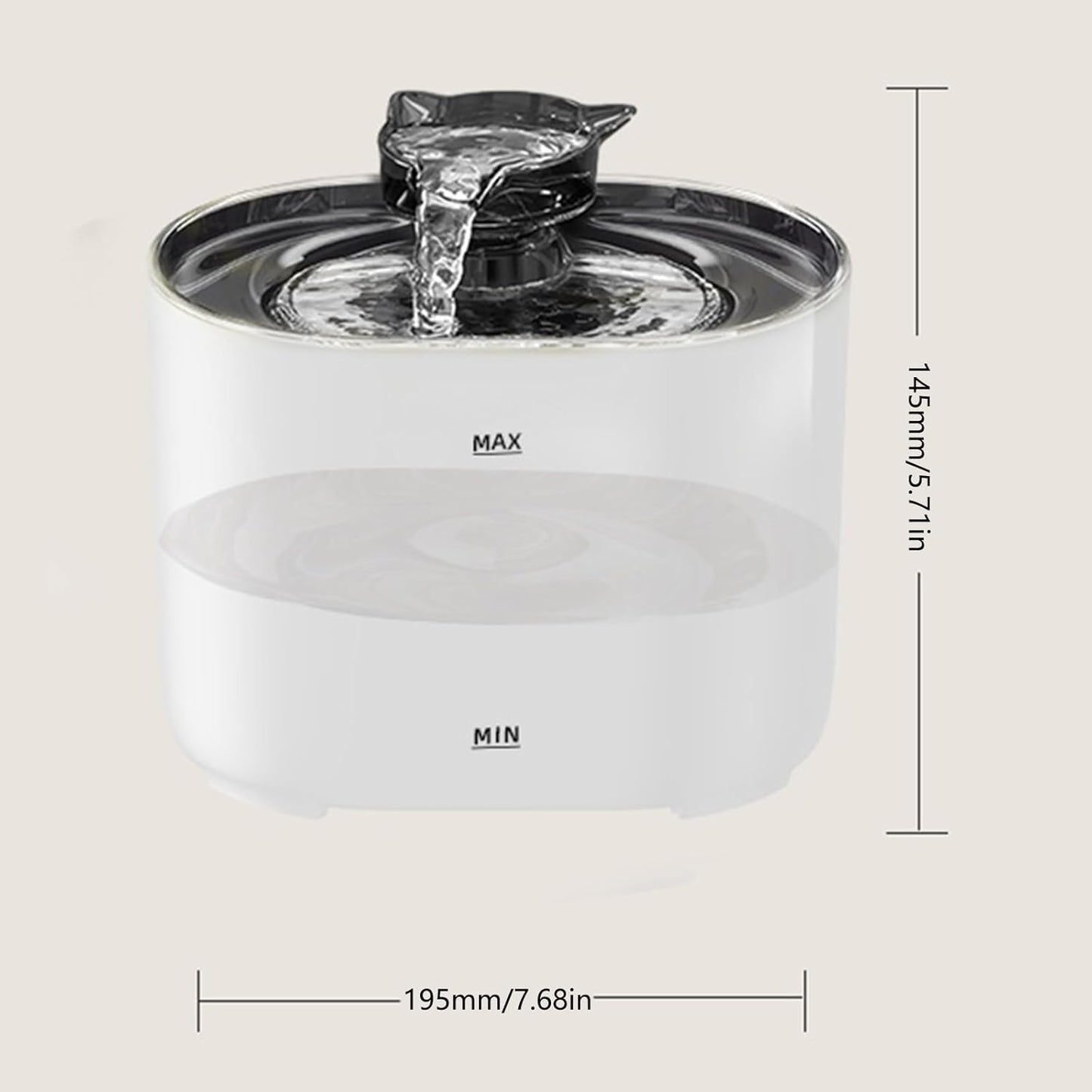 Cats Water Fountains Automatic Dogs Pet Drinking Mute Water Dispenser Large Capacity Quiet Fountains Cats Waterer